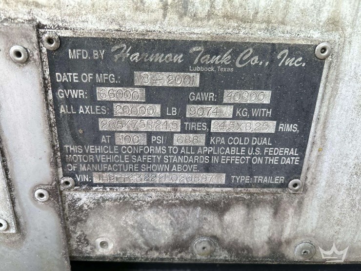 2002-harmon-steel-barrel-7,000-gallon-asphalt-t/a-tanker-trailer-image-6