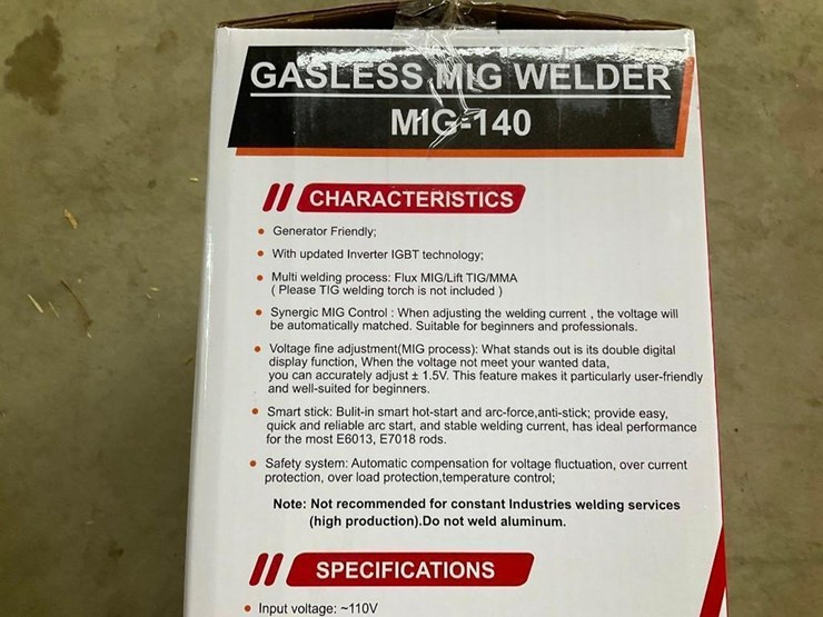#4067-•-new-land-hero-mig-140-gasless-mig-welder-image-5