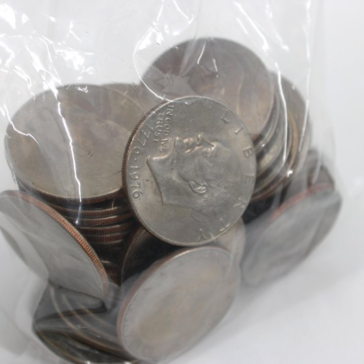 #36130 • (50) BICENTENNIAL 1 DOLLAR COINS