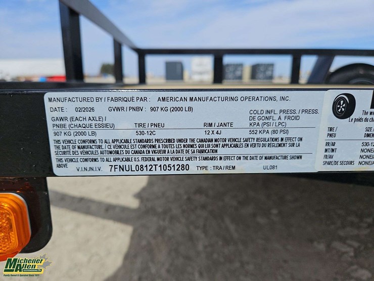 2026-amo-trailers-ul081-s/a-8-ft-utility-trailer-image-10