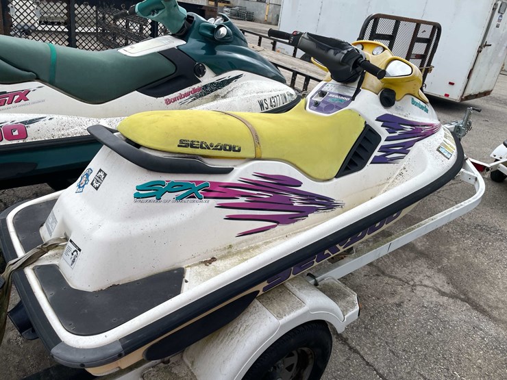 #1492-•-(2)-sea-doos-with-trailer-(both-have-registration-card)-(of)-image-39
