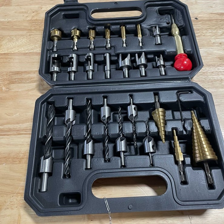 #2577 • 26 Piece Countersink And Hole Drilling Set (CW)
