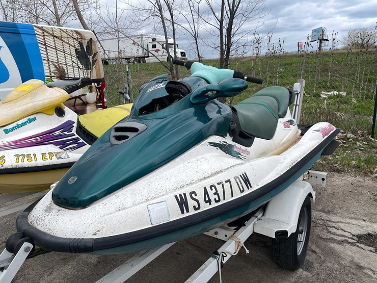 #1492-•-(2)-sea-doos-with-trailer-(both-have-registration-card)-(of)-image-26