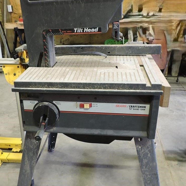 CRAFTSMAN, 12” TWO SPEED BANDSAW, WORKING