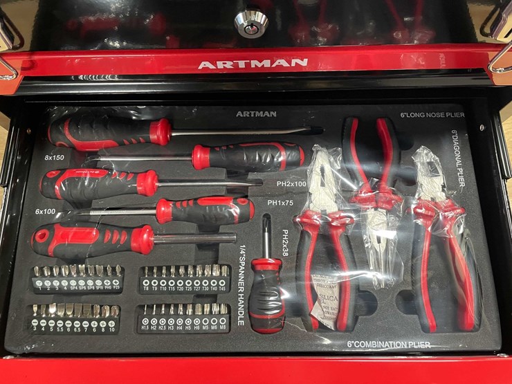 #2553-•-new-tool-box-with-439-piece-set-(cw)-image-23