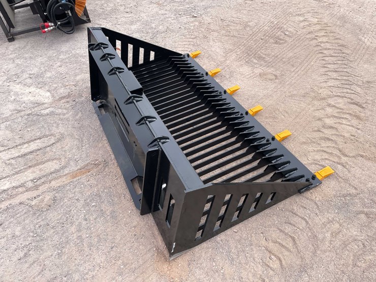 #3115-•-unused-2026-skid-steer-rock-bucket-image-4