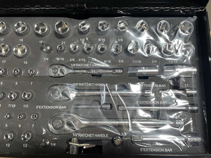 #2553-•-new-tool-box-with-439-piece-set-(cw)-image-13