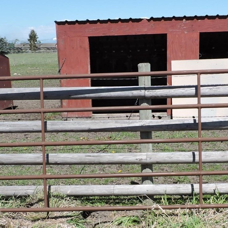 GATE, H W BRAND, 4’ TALL, FITS 14’ OPENING, 5-RAIL