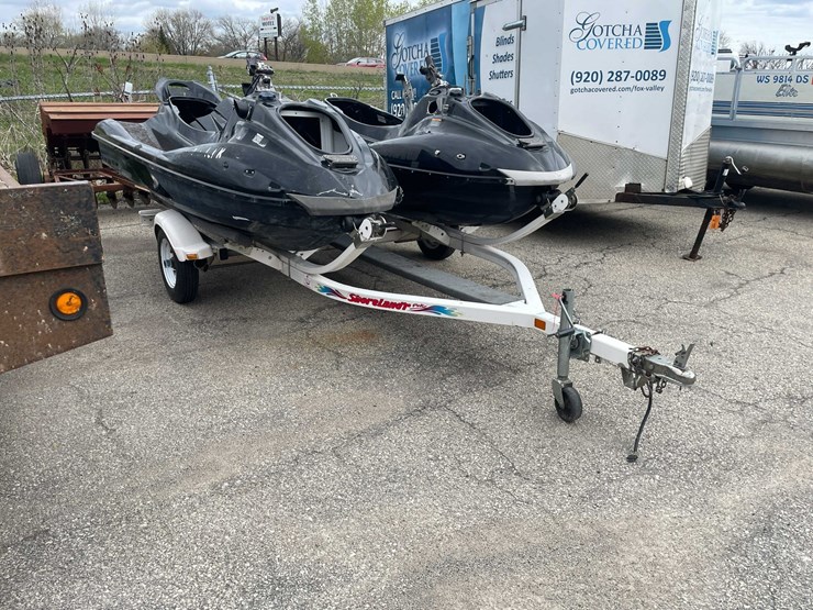 #1490-•-double-pwc-shorelander-trailer-&-waverunners-image-3
