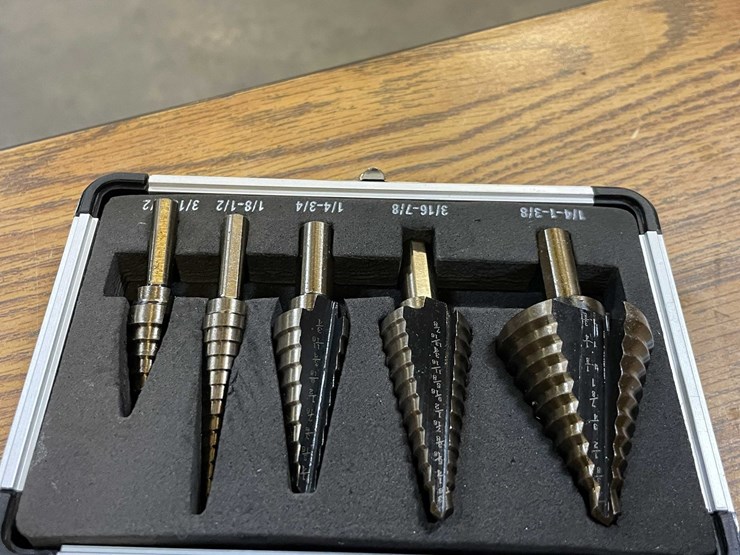 #2536-•-set-of-5-step-drills-in-metal-case-(pr13)-image-4