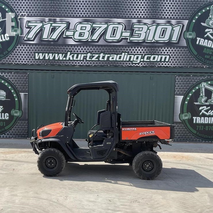 2018 KUBOTA RTV-XG850 SIDEKICK