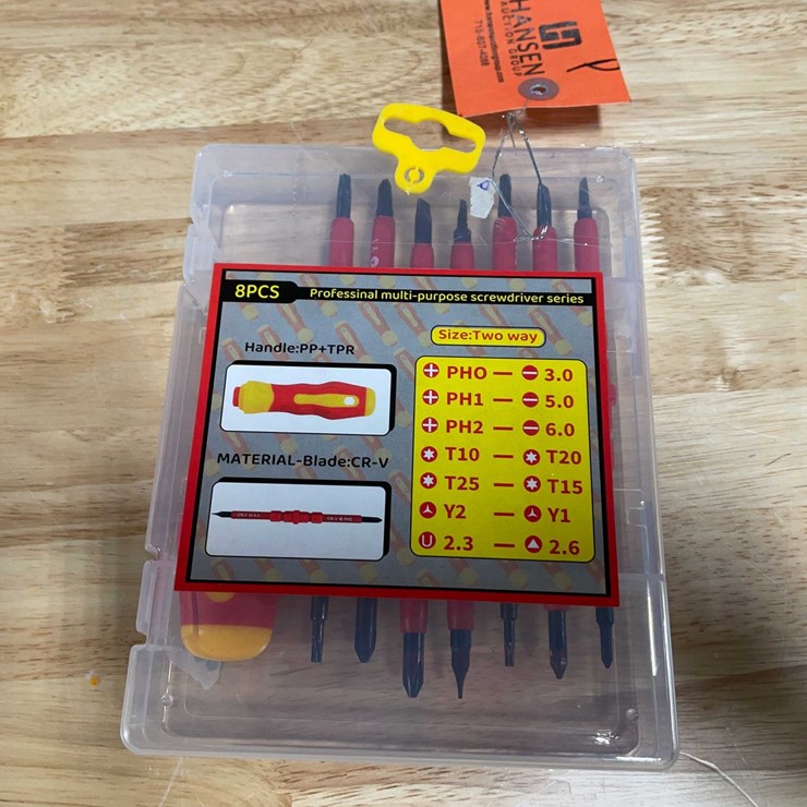 #2570 • 8 Piece Multi-Purpose Screwdriver Set (CW)