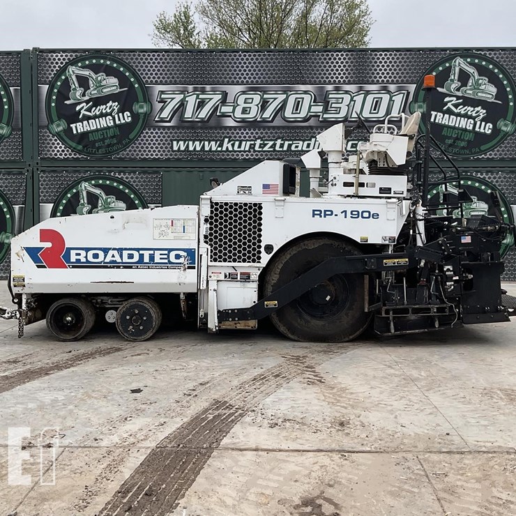 2018 ROADTEC RP190E