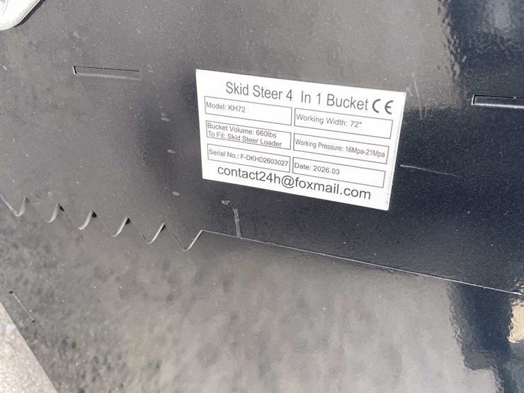 #3111-•-unused-2026-skid-steer-4-in-1-bucket-image-13