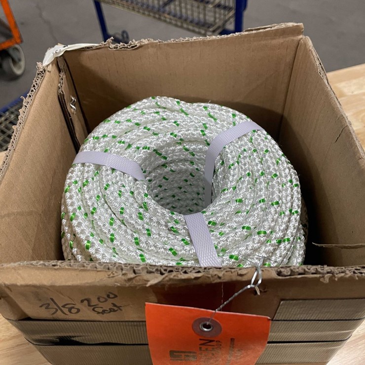 #2558 • New 3/8" Thick, 200' of Double Braided Rope (CW)