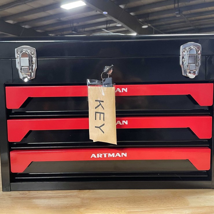 #2553 • New Tool Box With 439 Piece Set (CW)