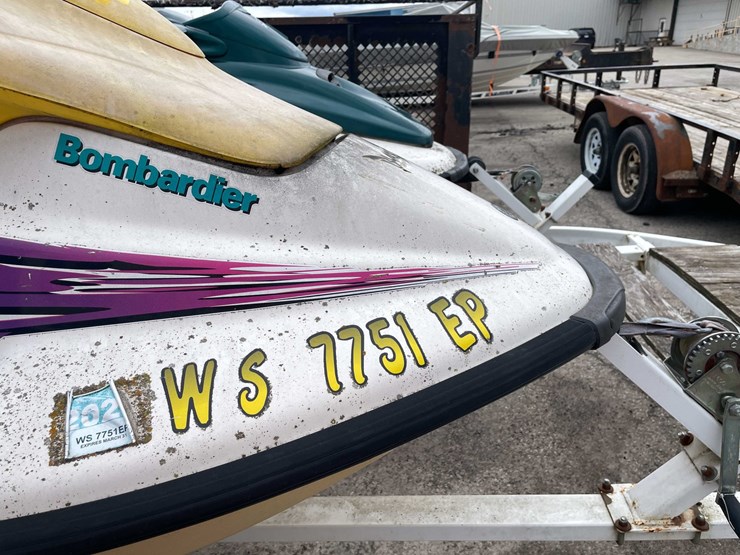 #1492-•-(2)-sea-doos-with-trailer-(both-have-registration-card)-(of)-image-46