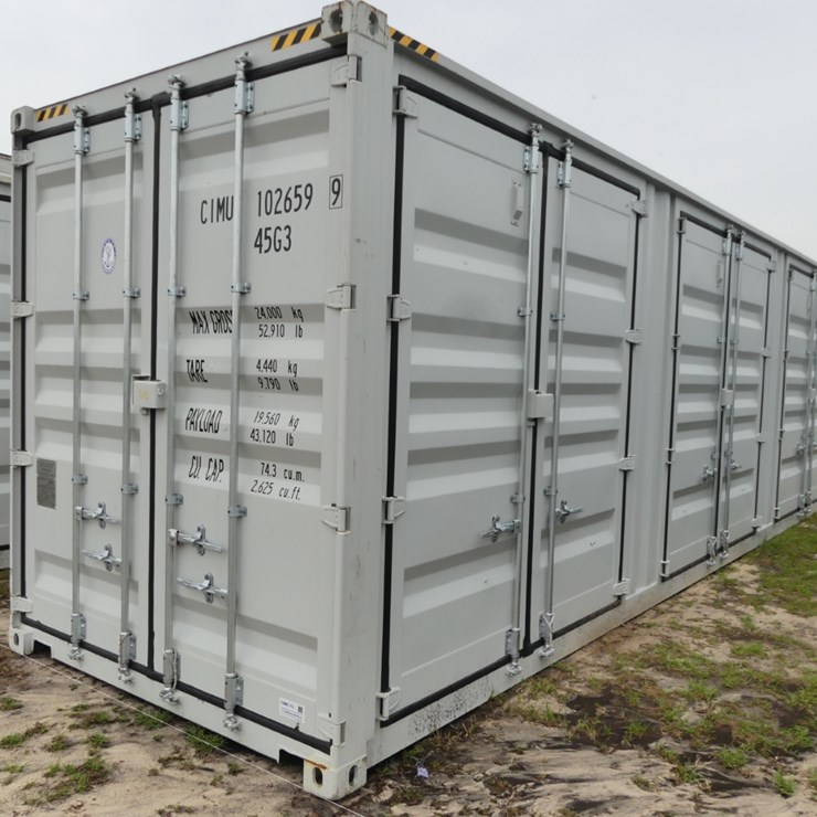 40' HiCube Multi Door Shipping Container
