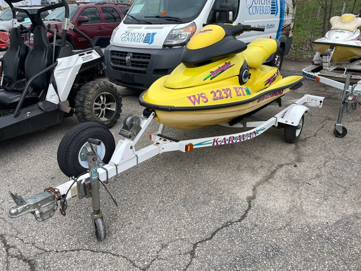 #1491-•-1997-sea-doo-xp-with-trailer-(has-registration-card)-(of)-image-3