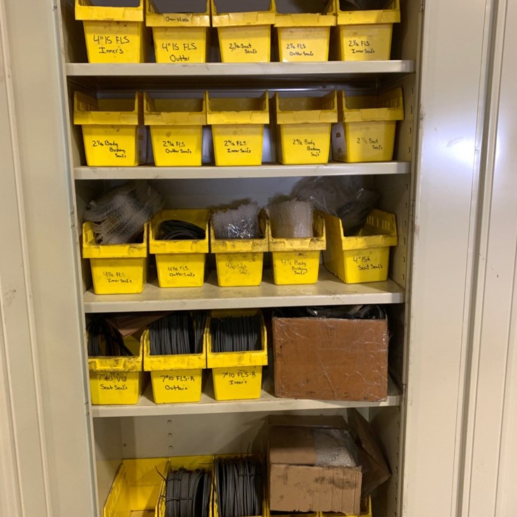 Cabinet and all it’s Content ( Inner Seals, Outter Seals, Seat Seals)