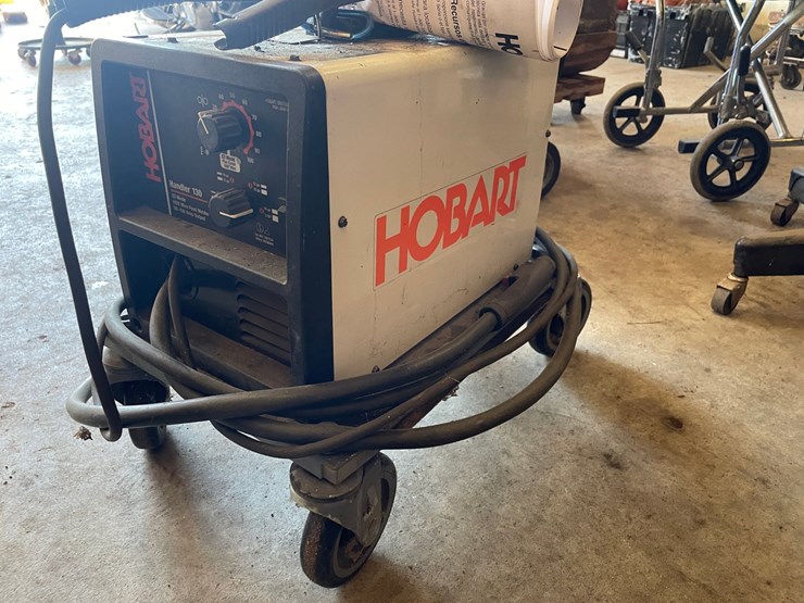 #1815-•-hobart-handler-130-wire-feed-welder-on-cart-image-1