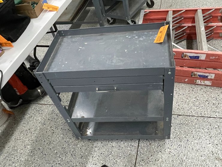 #8603-•-2-drawer-metal-rolling-cart-image-1
