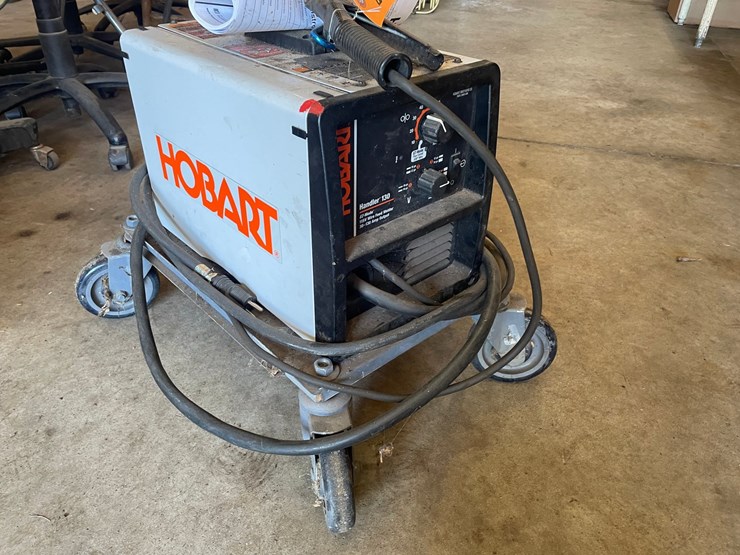 #1815-•-hobart-handler-130-wire-feed-welder-on-cart-image-4