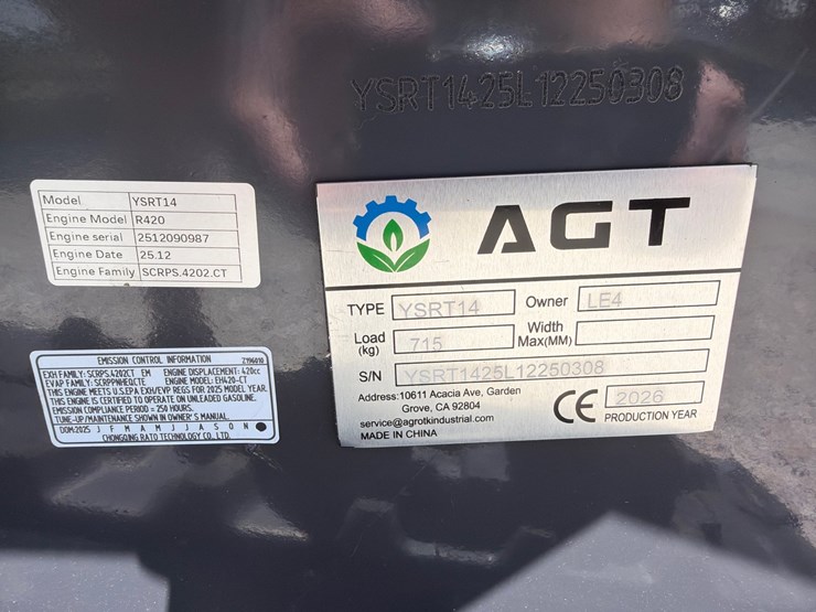 #226-•-unused-agt-ysrt14-mini-skid-steer-loader-image-8