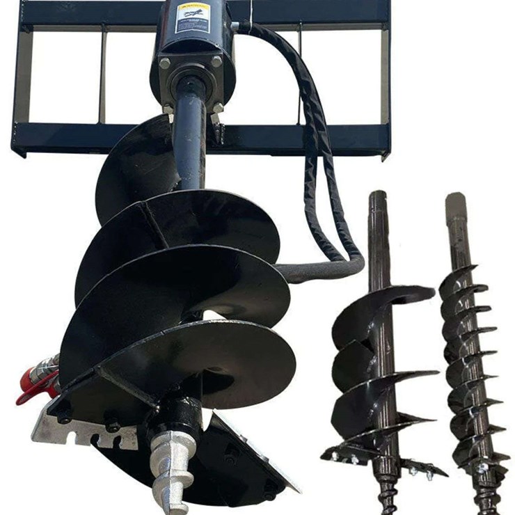 2026 Skid Steer auger w/ 3 Bits (6in,12in,14in Augers) (new/unused)