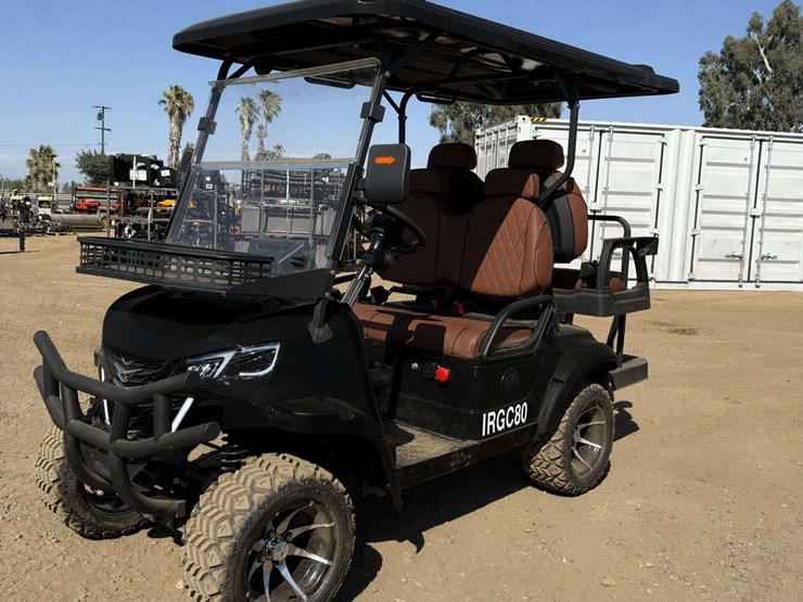 (black)-irgc80-lifted-electric-golf-cart-**unassembled**(new/unused)-plugs-into-standard-110-outlet…-image-1