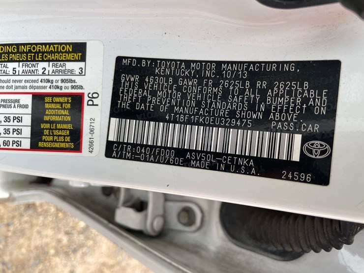 2014-toyota-camry-le-4-door-sedan-(169,990-miles)-image-27