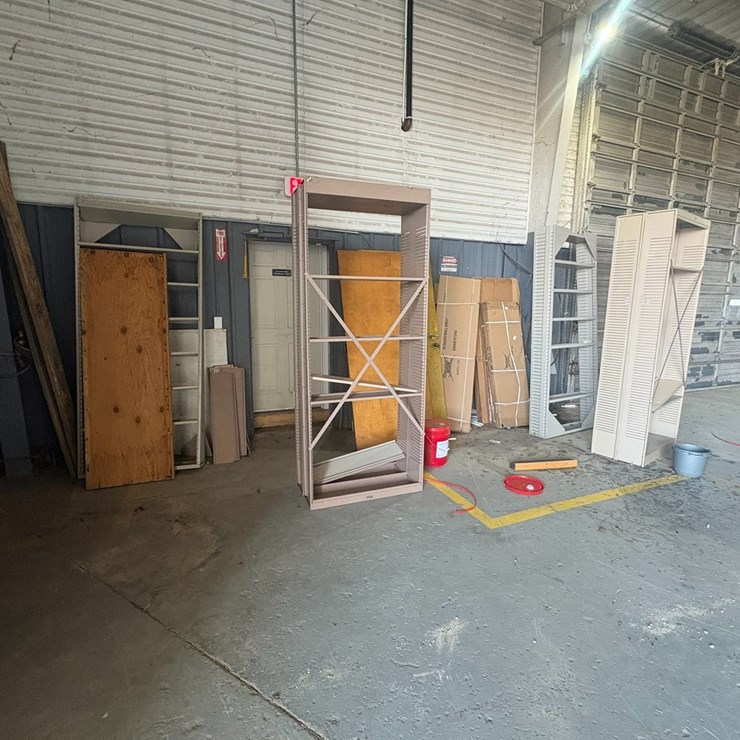 #42113 • Lot of Miscellaneous Doors & Shelving