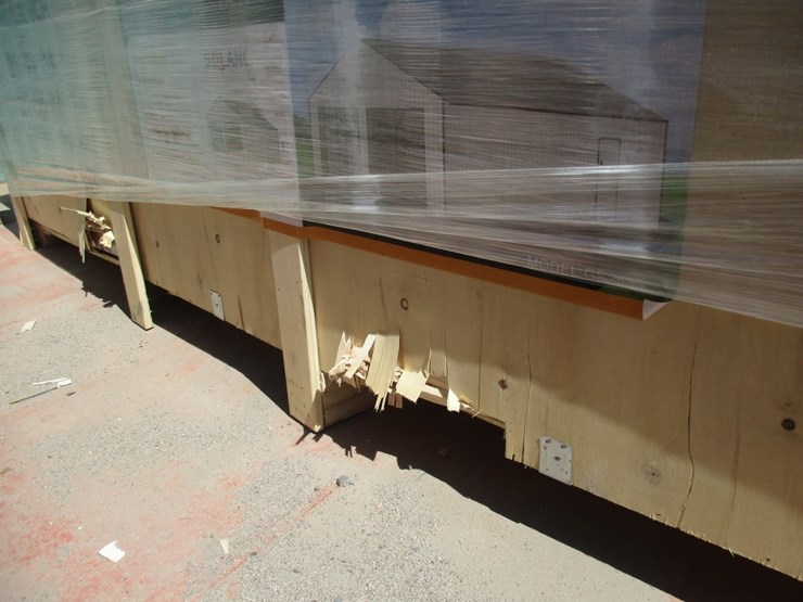 new-unused-25'-x-33'-double-garage-metal-shed,-image-5