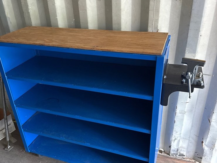 #548-•-heavy-duty-shelf/cart-with-vice-image-1