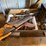 #1867-•-hand-saws,-hammers,-drill-braces-and-wooden-rolling-storage-drawer-image-2