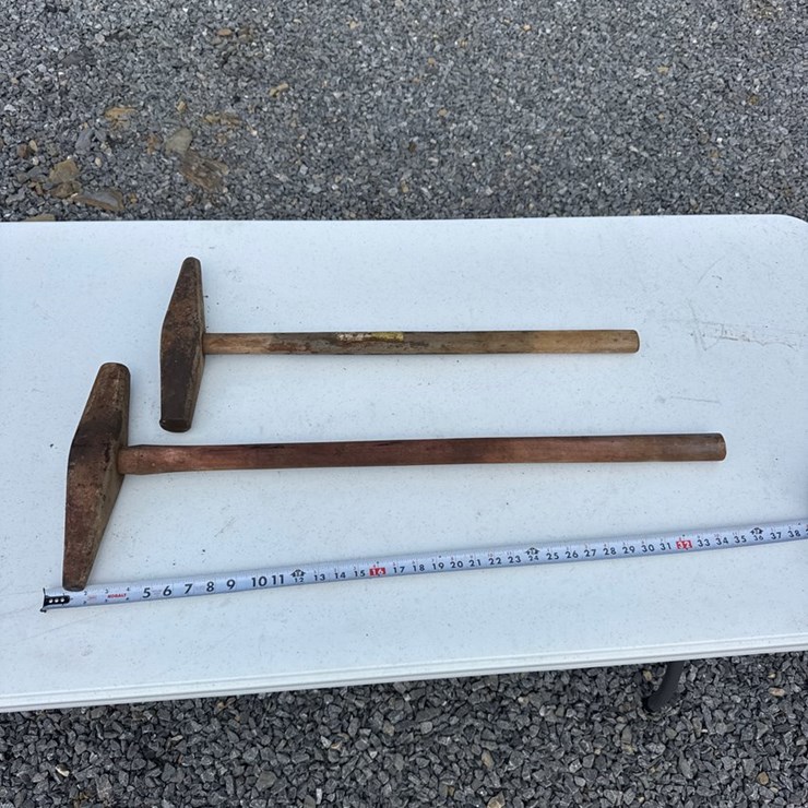 #541 • 2 pick hammers or spike hammers