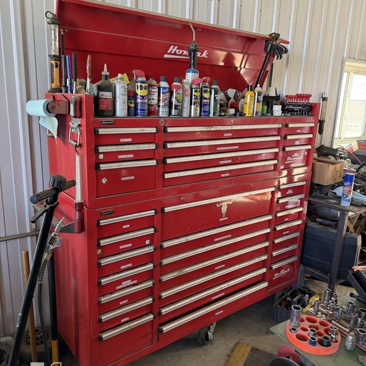 HOMAK 31X DRAWER UPRIGHT TOOL BOX ON WHEELS