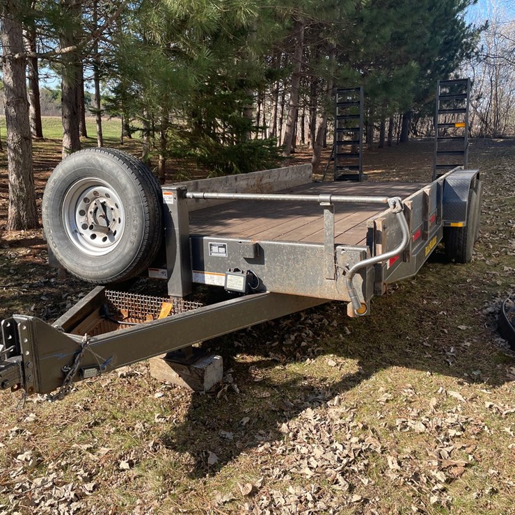 #1808 • 2014 Road Warrior Tandem Axle Equipment Trailer (Has WI Title)