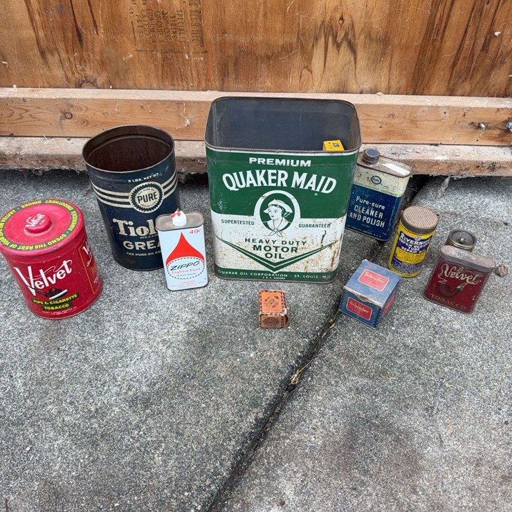 Vintage Tin Assortment