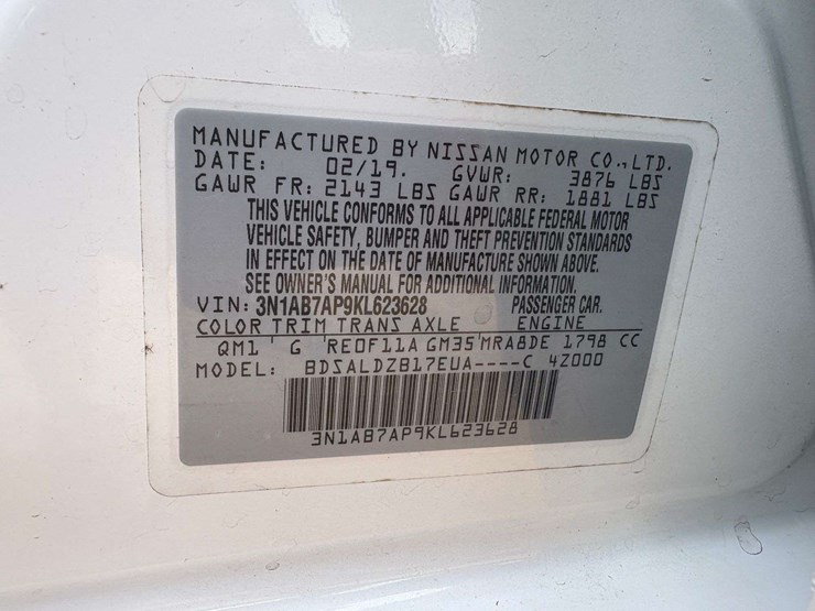 2019-nissan-sentra-sv-4-door-sedan-(150,420-miles)-image-32