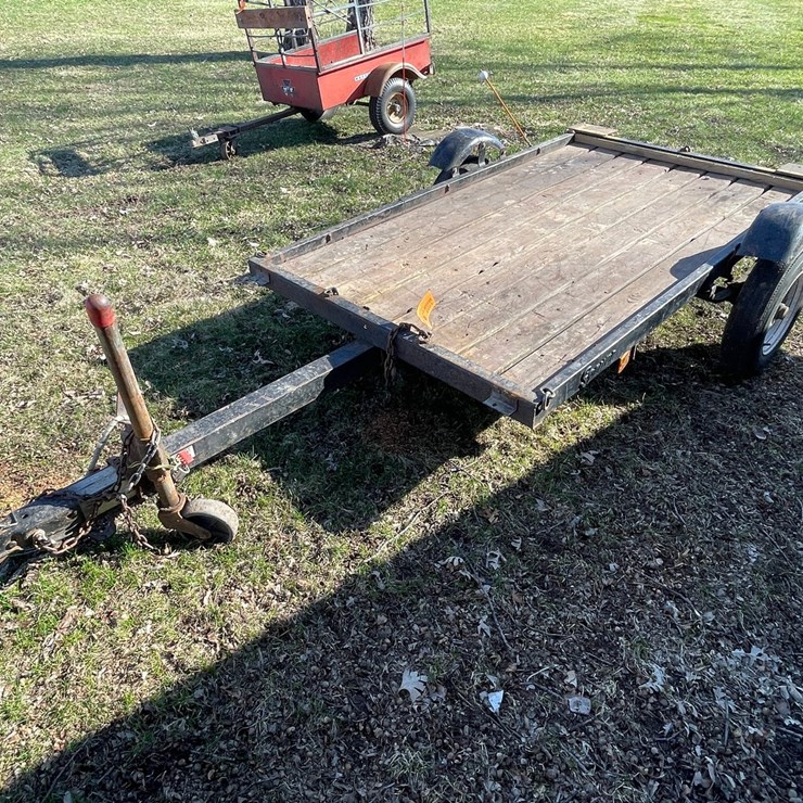#1807 • Spartan Metal Framed Utility Trailer (No Title)