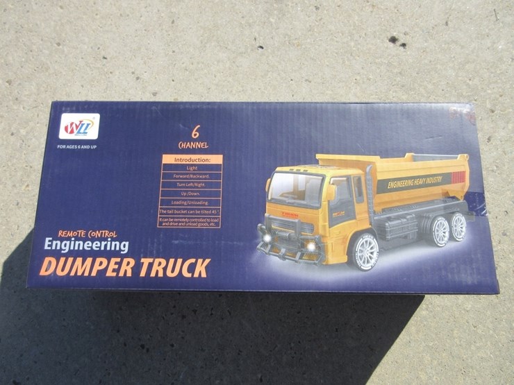 new-unused-remote-control-toy-dump-truck,-image-1