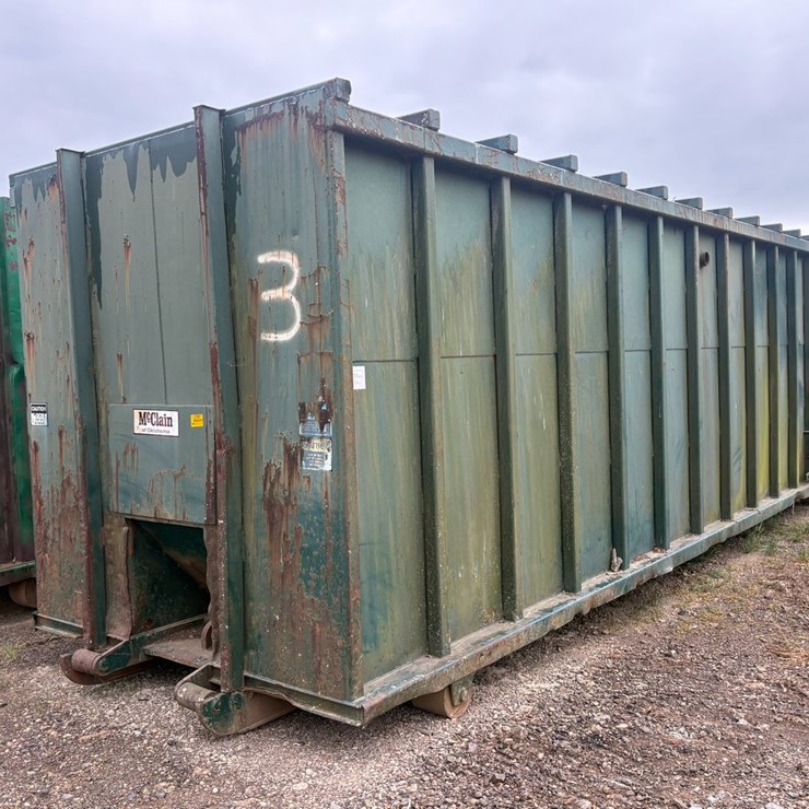 #23997 • McClain ~25'6"x~7'8" Roll Off Dumpster
