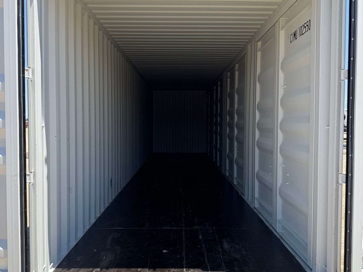 (2025)-40ft.-high-cube-shipping-container-w/-1-end-door-&-4-side-doors-(one-trip)-image-5
