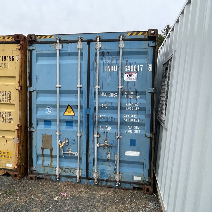 #3285 • Blue Shipping Container