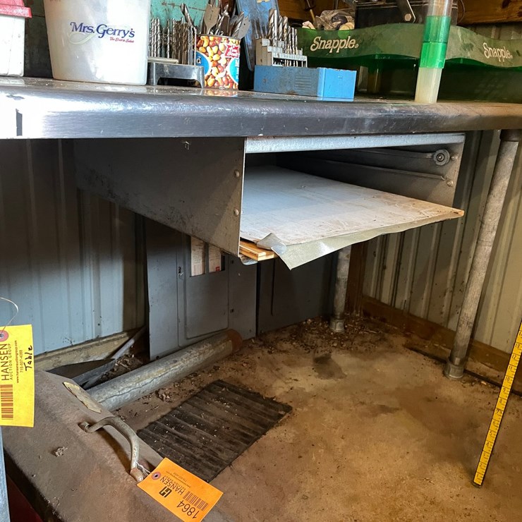 #1863 • 17' Long Stainless Steel Work Table