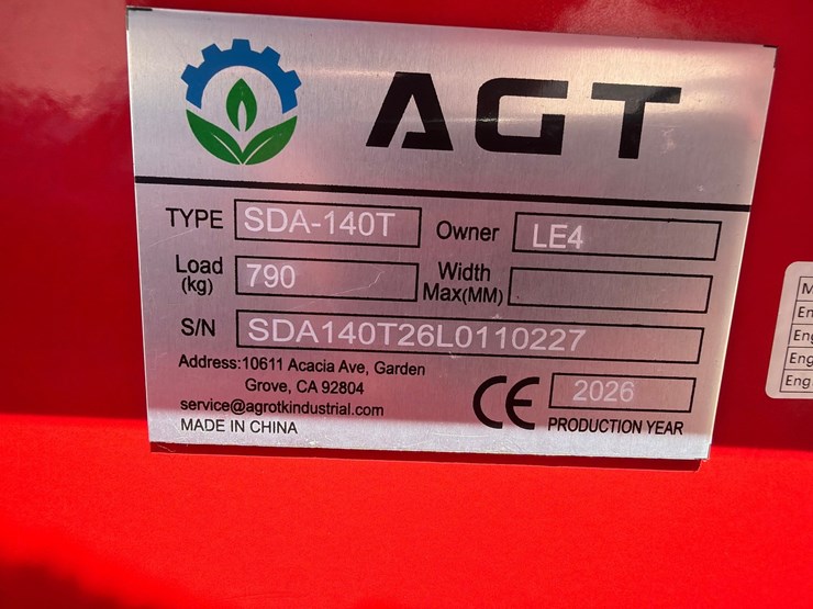 #233-•-unused-agt-sda-140t-mini-ride-on-skid-steer-loader-image-10
