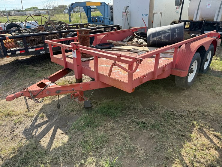 2018-shop-12’-x-82”-t/a-bp-steel-bed-utility-trailer-image-1