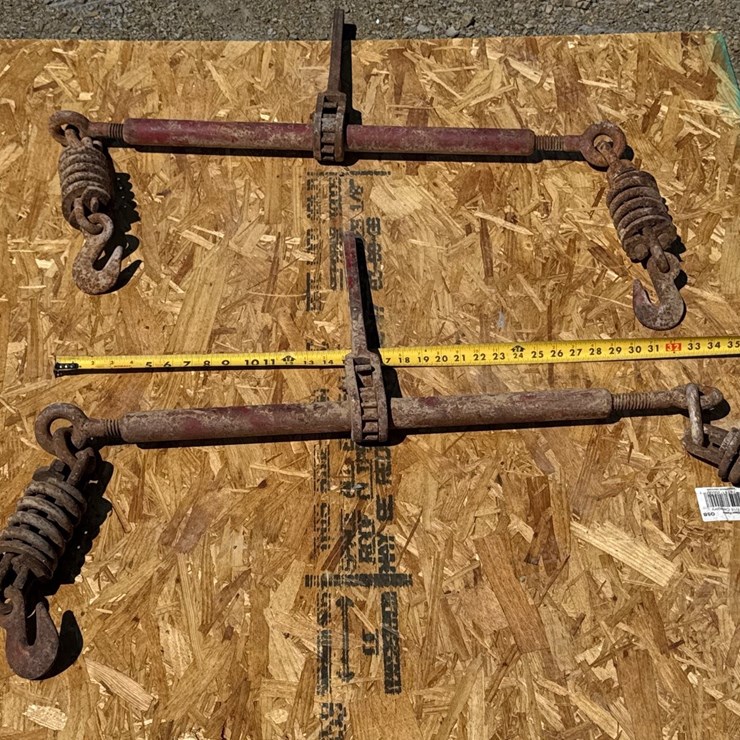 #1006 • Two large spring ratchet binders