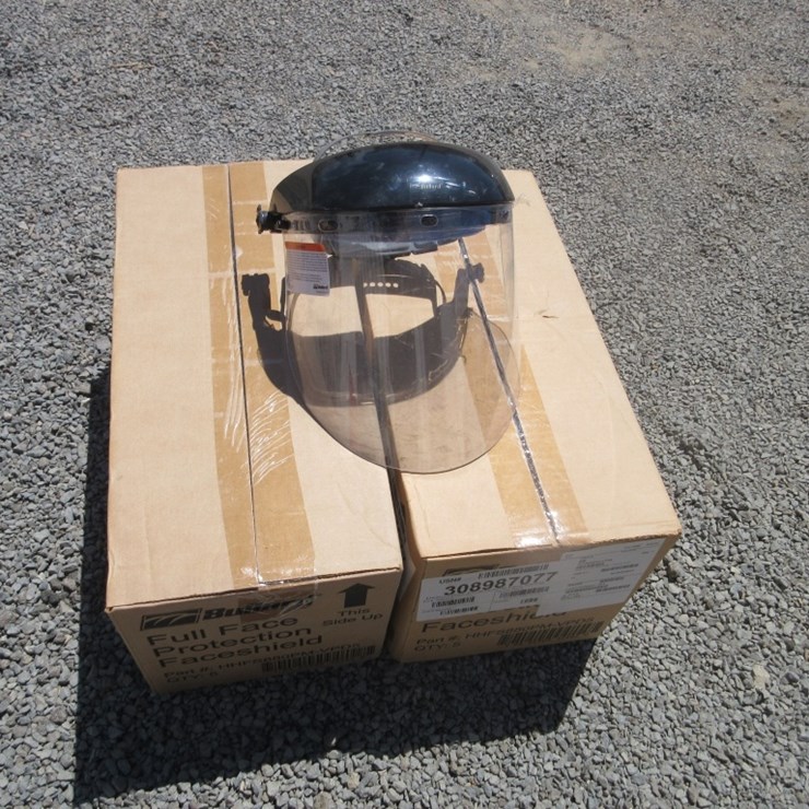 New Unused 10-Piece Bullard Face Shields,